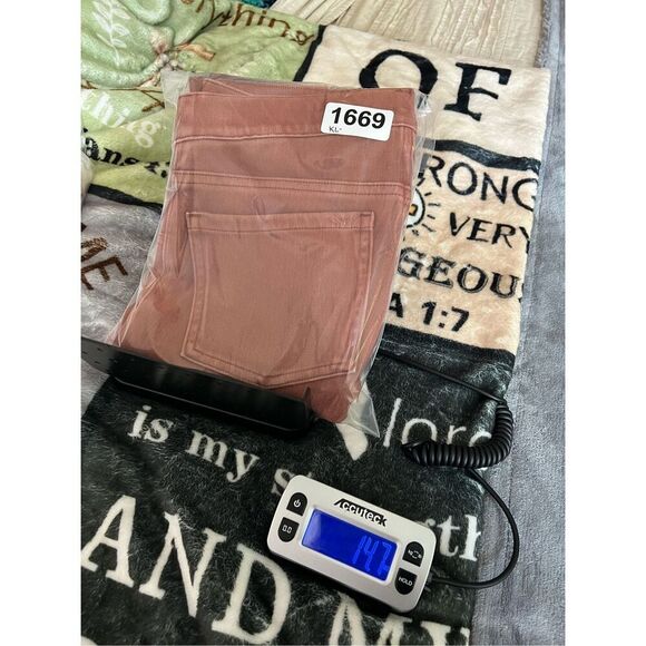 Spanx Leggings Womens Small Rust Jean-ish Ankle Mid Rise Pull On Jegging Skinny - Picture 9 of 9